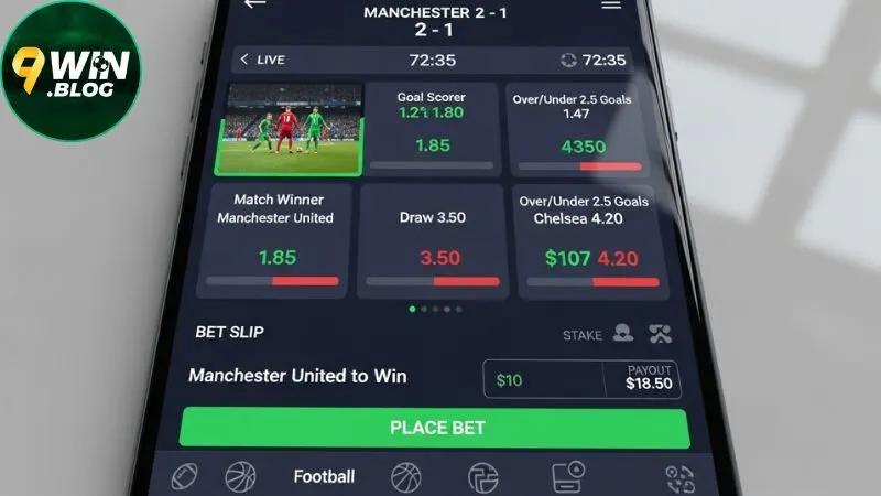 9WIN 10Bux – Khuyến Mãi Tài Xỉu Đặc Biệt Cho Người Chơi Mới 2025 14 9WIN app – Trải nghiệm di động như ở trên PC